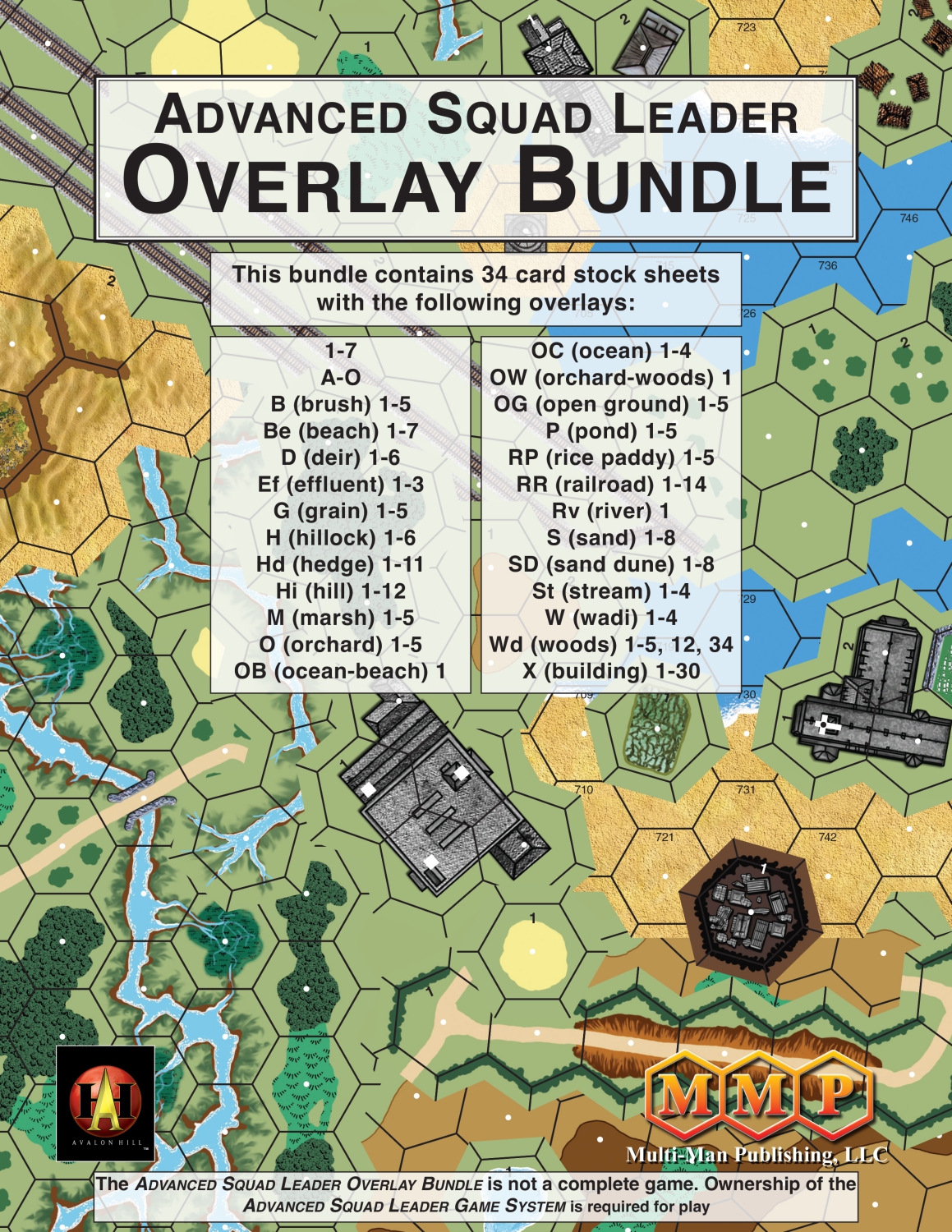 ASL Overlay Bundle [ASL-OVL] - $28.00 : Multi-Man Publishing