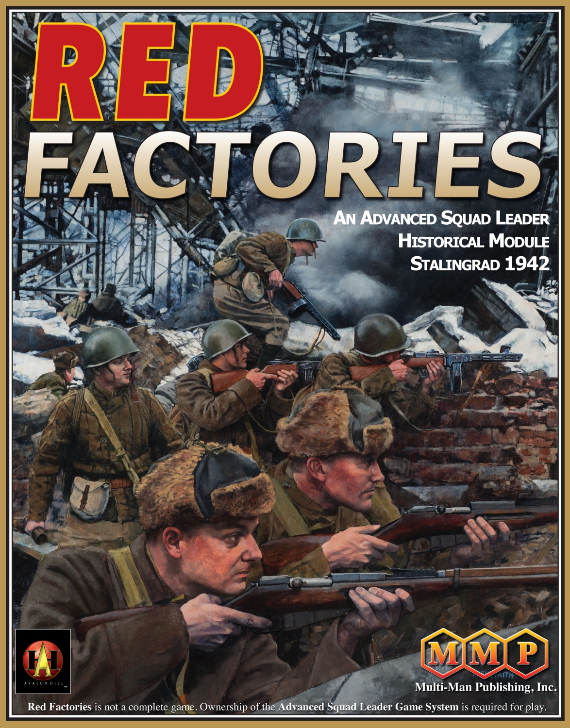 Red Barricades: ASL Historical Module 1 - Avalon Hill - UNPUNCHED